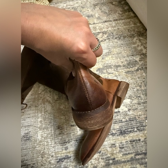 NEW Roan by Bed Stu Natty tall Brown Leather suede Knee-High riding Boots - Picture 9 of 16